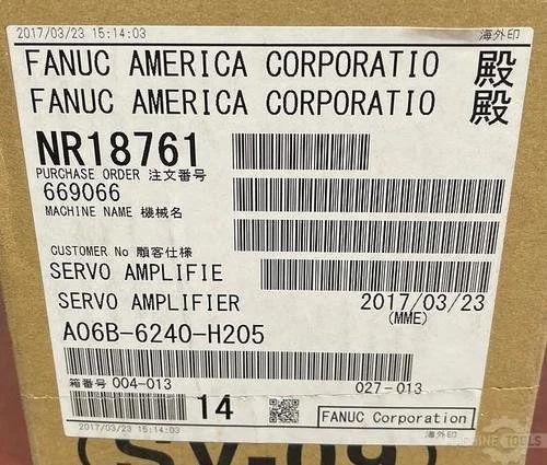 Fanuc A06B-6240-H205 (2017)
