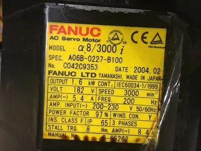 Fanuc A06B-0227-B100 Stock