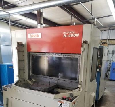 Mazak h400 n cnc horizontal machining center (1994)