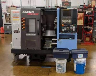 Doosan lynx 220a cnc lathe (2014)