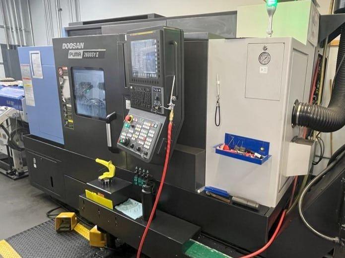 Doosan puma 2600sy ii twin spindle y axis cnc lathe (2022)