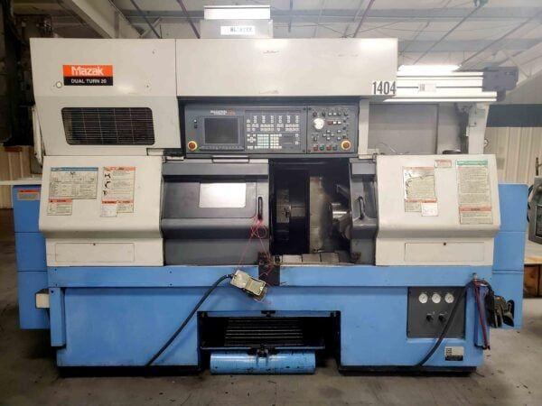 Mazak dual turn 20 cnc lathe (2001)