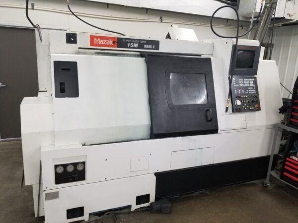 Mazak super quick turn 15m2 cnc lathe (1997)