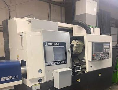 Okuma l3000e myw cnc live tool lathe w barfeed (2023)