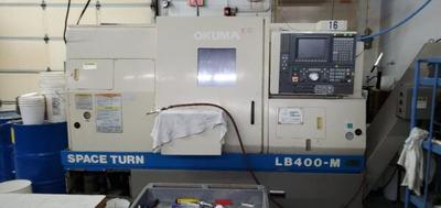 Okuma spaceturn lb400 m cnc lathe (2000)