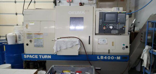 Okuma spaceturn lb400 m cnc lathe (2000)