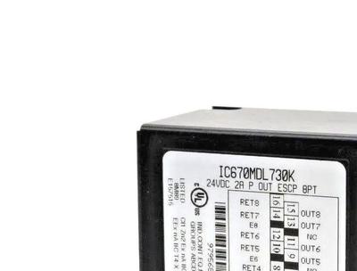 Fanuc IC670MDL730K POSITIVE OUTPUT 24VDC 2A 8PT