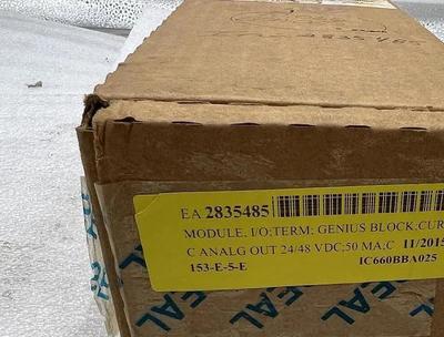 Fanuc ic660bbd025 slash ic660ebd025 5 12 24vdc sink i slash o module stock