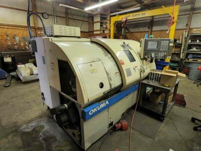 Okuma crown l1060 762sbb big bore cnc turning center (1999)