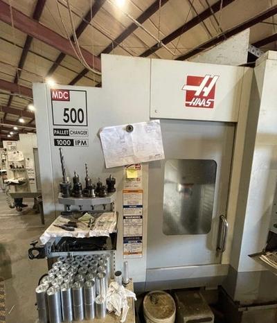 Haas MDC-500 CNC Milling Drilling Vertical Machining Center Table Size (2006)