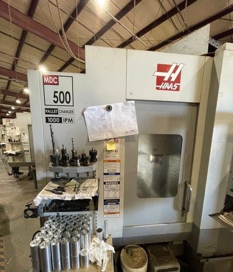 Haas MDC-500 CNC Milling Drilling Vertical Machining Center Table Size (2006)