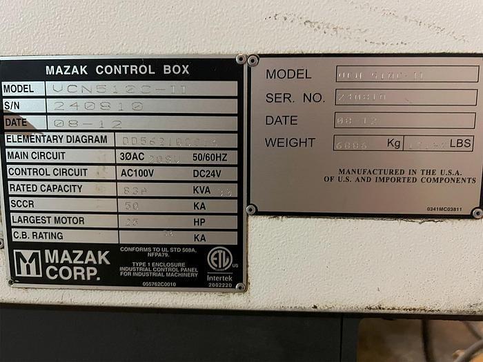 Mazak VCN-510C-II/50 (2012)