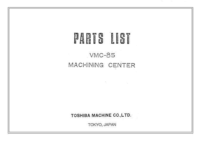Toshiba VMC85 (1986)