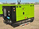 Doosan 28 kW Skid-Mounted Generator Set 17 Photos Lot