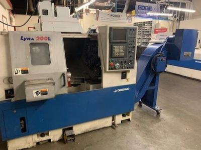 Doosan daewoo lynx 200 lc cnc lathe (2000)