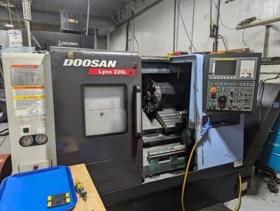 Doosan lynx 220 lc cnc lathe (2014)