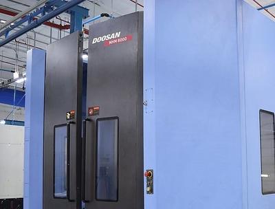 Doosan nhm 8000 horizontal machining center (2014)
