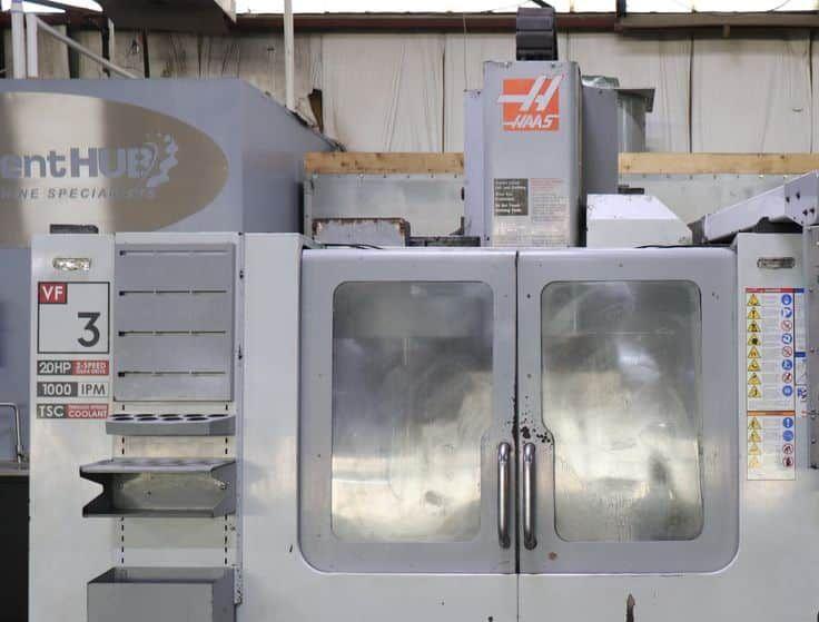 Haas vf 3b apc cnc vertical machining center vmc w automatic pallet changer (2008)