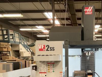 Haas vf 2ss cnc vertical machining center w hrt160 4th axis (2021)