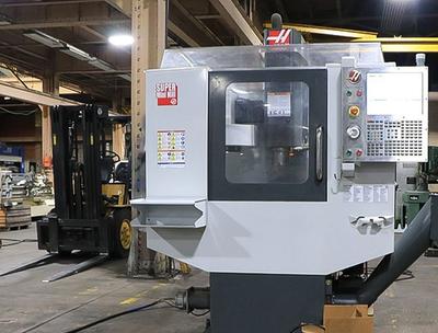 Haas super mini mill vertical machining center (2014)