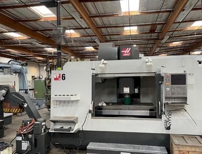 Haas vf 6 50 cnc vertical machining center (2014)