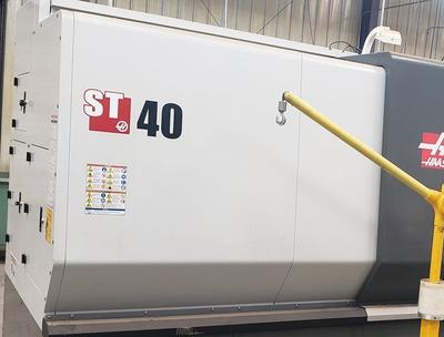 Haas st 40 cnc lathe (2014)