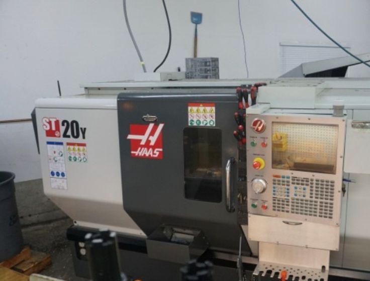 Haas st 20y cnc lathe w live tooling (2015)