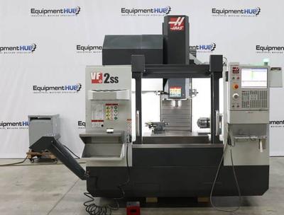 Haas vf 2ss cnc vertical machining center vmc w 4th axis (2020)
