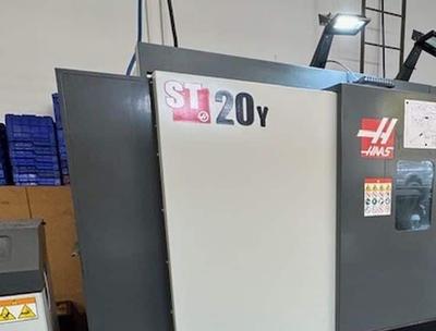 Haas st 20y cnc lathe w live tooling (2023)