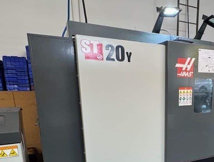 Haas st 20y cnc lathe w live tooling (2023)