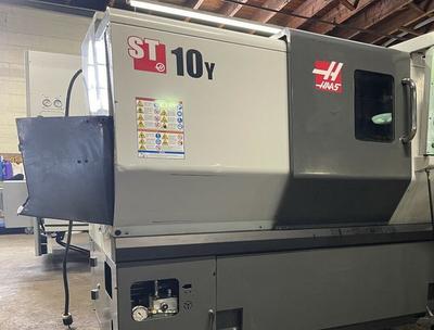 Haas st 10y live tooling cnc lathe (2015)