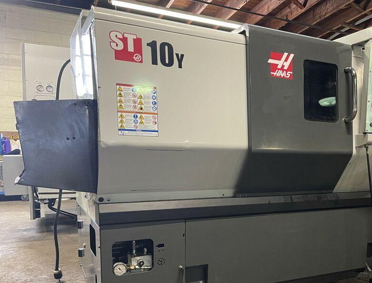 Haas st 10y live tooling cnc lathe (2015)