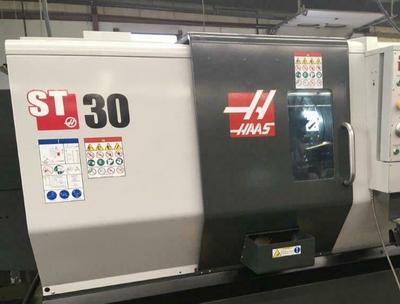 Haas st 30 cnc lathe w barfeeder (2020)