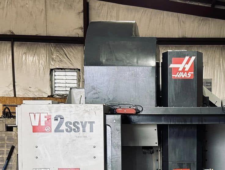 Haas vf 2ssyt cnc vertical machining center (2016)