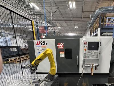 Haas st 25y cnc lathe w robot (2022)