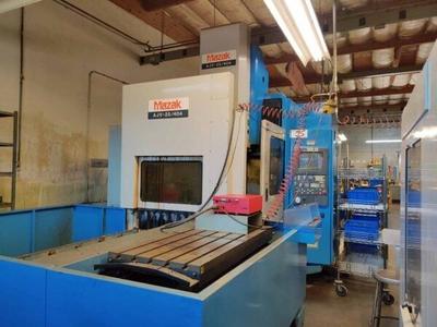 Mazak ajv25 404 dual column vmc (1991)