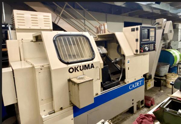 Okuma cadet 8 big bore lathe (1995)