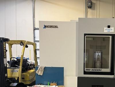 Okuma mb 4000h cnc 4 axis horizontal machining center (2021)