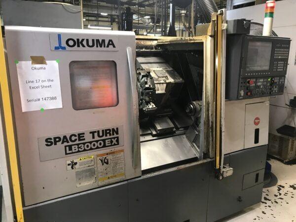 Okuma lb3000ex m cnc lathe (2010)