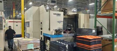 Okuma ma60 hb 630 mm cnc horizontal machining center (2001)